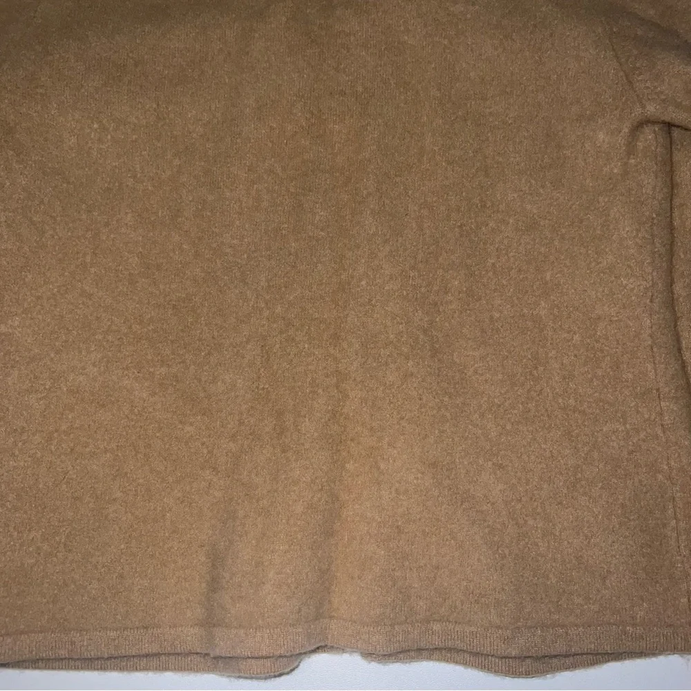 Preview International Women’s Camel Cashmere V-Neck Button Up Cardigan Sz XL
